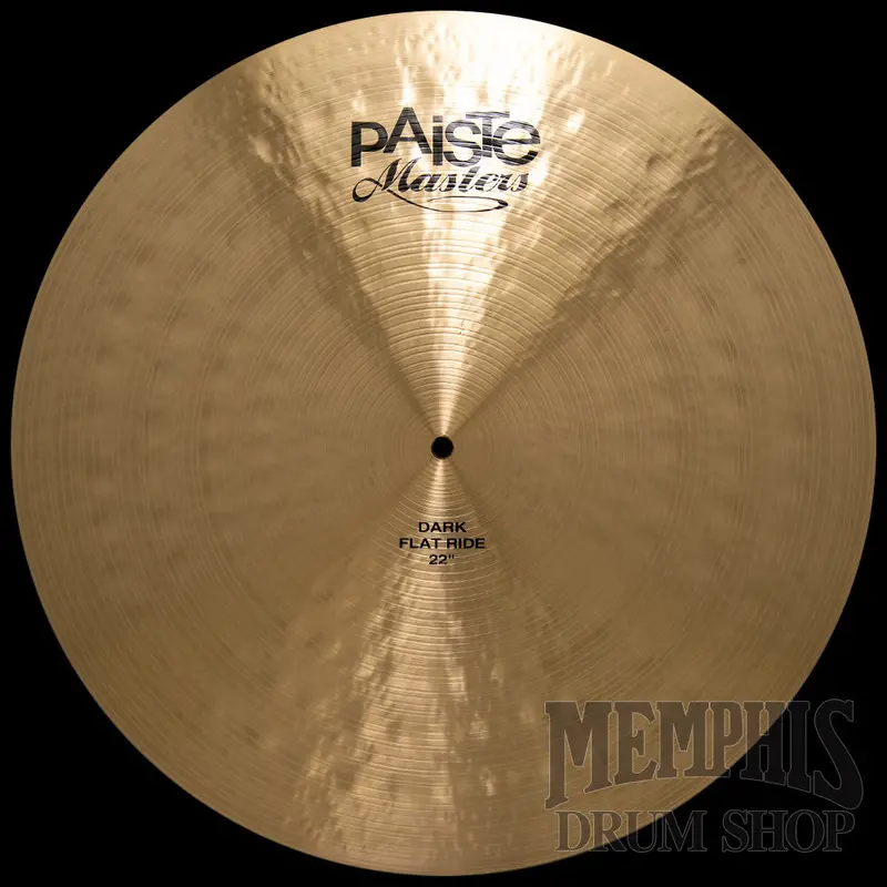 Paiste 22" Masters Dark Flat Ride – Dry, Focused Ride Sound 1