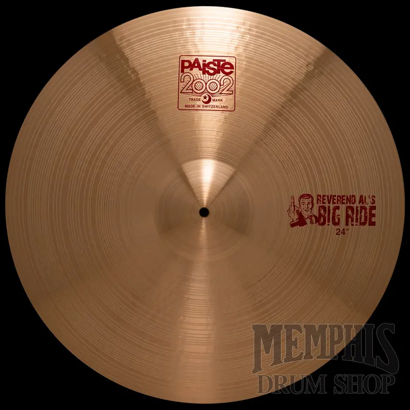 Paiste 24-Inch 2002 "Reverend Al'S" Big Ride Cymbal – Legendary Heavy Ride With Massive Body 1