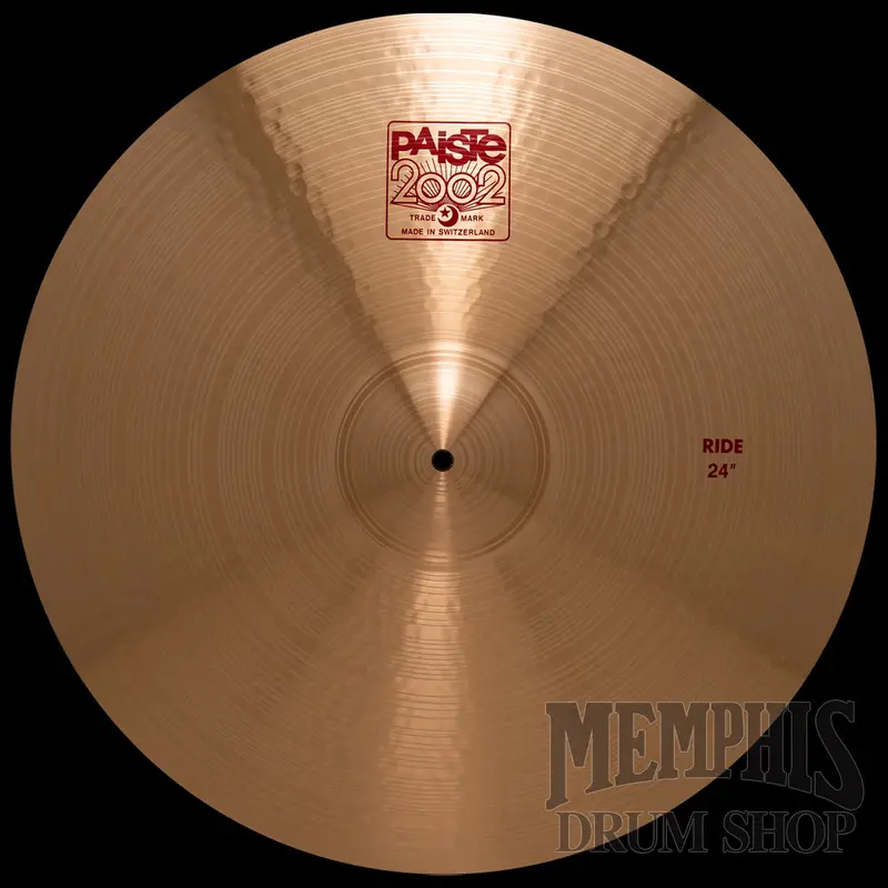 Paiste 24-Inch 2002 Series Ride Cymbal – Classic Swiss Craftsmanship And Warm Projection 1