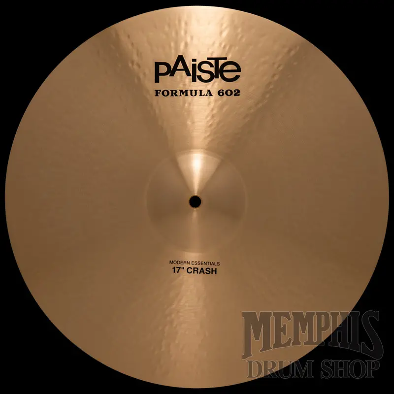 Paiste Formula 602 Modern Essentials 17" Crash Cymbal – Bright, Dynamic Response 1