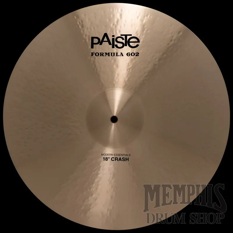 Paiste Formula 602 Modern Essentials 18" Crash Cymbal – Versatile, Expressive Decay 1