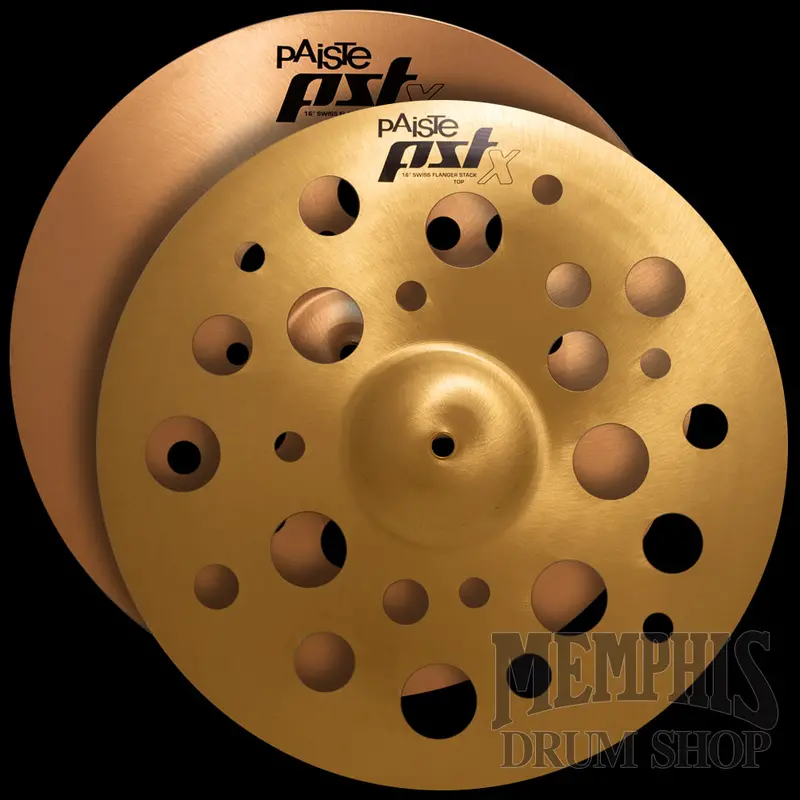 Paiste Pst X Swiss Flanger 16-Inch Stack Cymbals 1