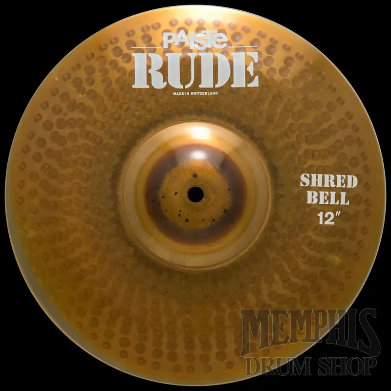 Paiste Rude Shred Bell 12" – Cutting Edge Accent Cymbal For High-Energy Grooves 1