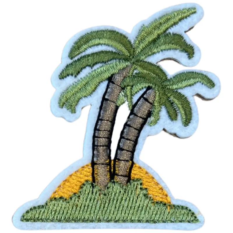 Palm Tree Sunset Silhouette Iron-On Patch 1