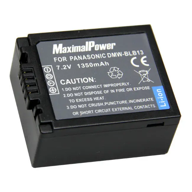 Panasonic Dmw-Blb13 Rechargeable Camera Battery 1