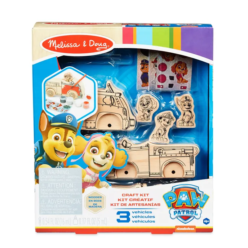 Paw Patrol Wooden Vehicle Craft Construction Kit 1
