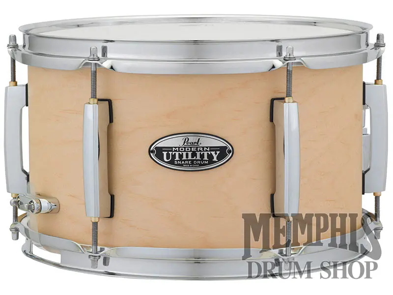 Pearl 12X7-Inch Modern Utility Snare Drum – Matte Natural Wood Finish 1