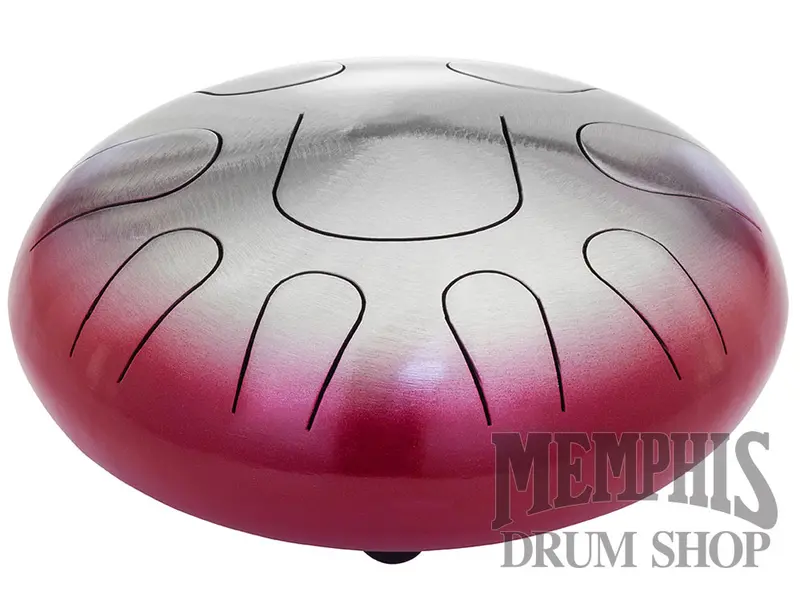 Pearl 9-Note Tongue Drum In C Pentatonic – Crimson Burst Finish (#691) 1