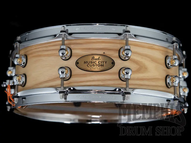 Pearl Music City Custom 14X5" Solid Ash Snare Drum 1