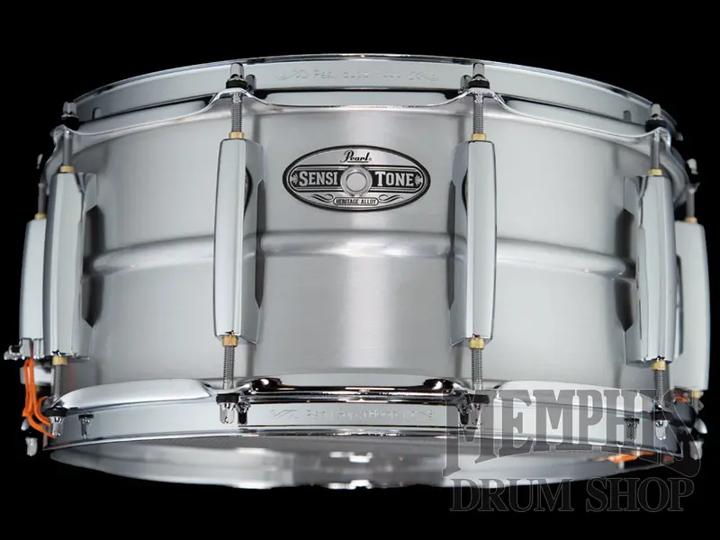 Pearl Sensitone Heritage Alloy Aluminum 14X6.5-Inch Snare Drum 1