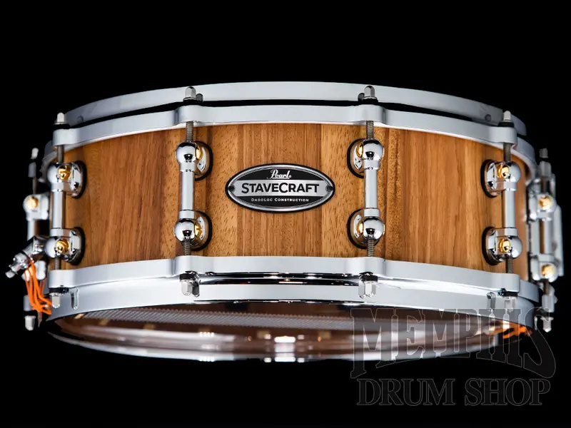 Pearl Stavecraft 14"X5" Makha Snare Drum 1