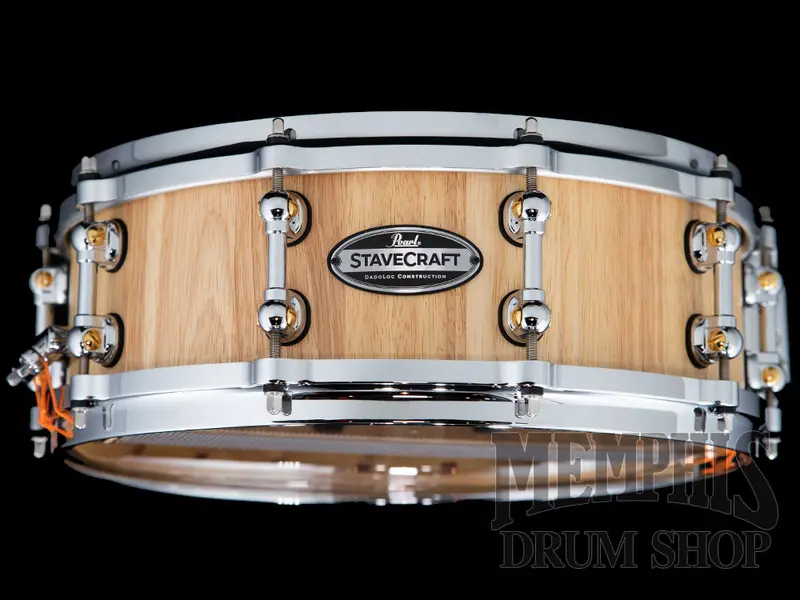 Pearl Stavecraft Thai Oak Snare Drum – 14X5 Inches 1