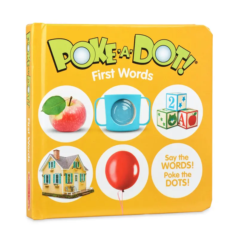 Poke-A-Dot First Words Board Book For Vocabulary Building 1