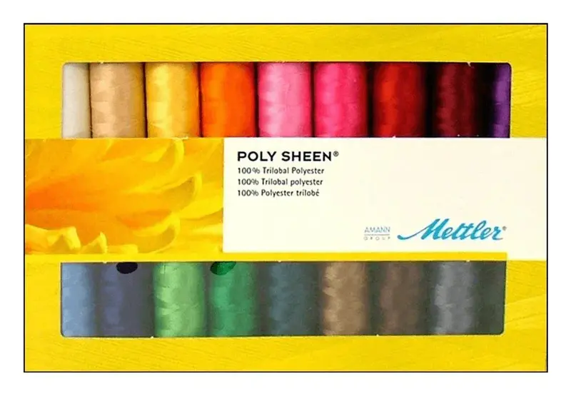 Polysheen 18-Spool Thread Bundle – All-Purpose Polyester Threads 1
