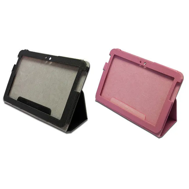 Premium Leather Folio Case With Stand Function For Samsung Galaxy Tab 2 & Note 10.1 1
