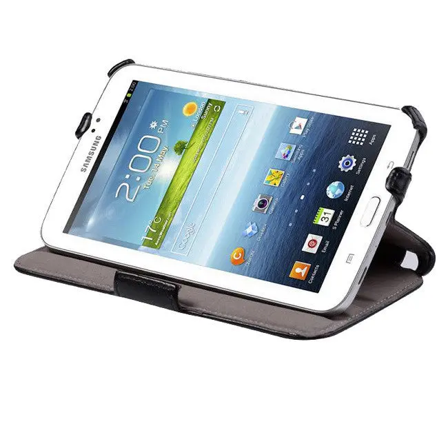 Pu Leather Folio Case For Samsung Galaxy Tab 3 (7.0", Sm-T110) 1