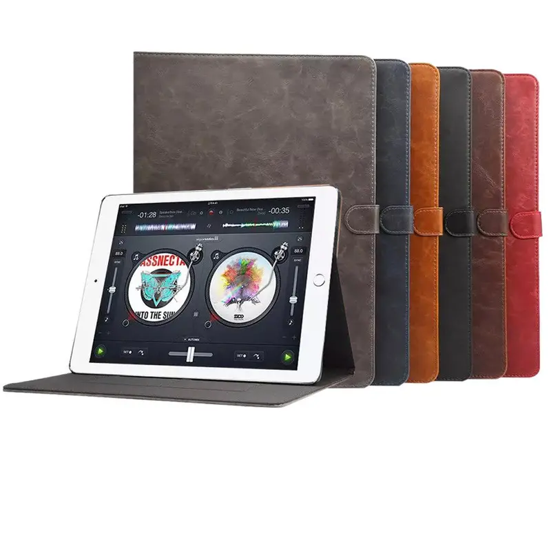 Pu Leather Folio With Card Slot & Auto Wake/Sleep For Ipad Pro 12.9" 1