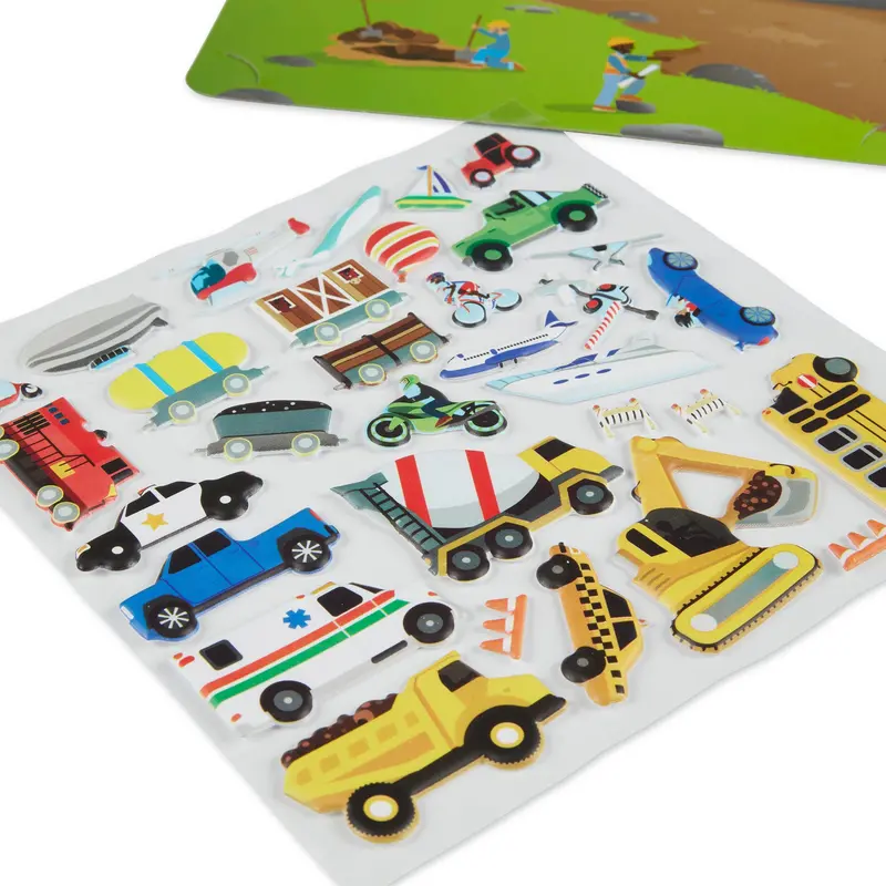 Puffy Sticker Play Set: Vehicles Theme 1