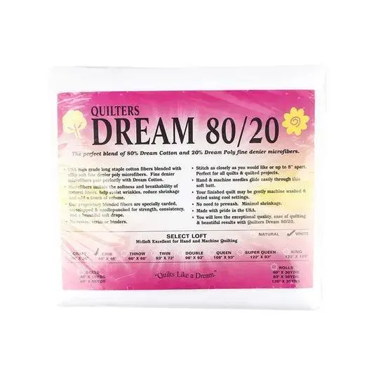 Quilter’S Dream 80/20 Cotton-Polyester Blend Batting 1