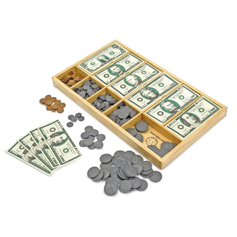 Realistic Play Money Set For Imaginative Learning 1