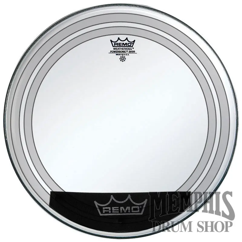 Remo Clear Powersonic 20-Inch Bass Drum Head 1