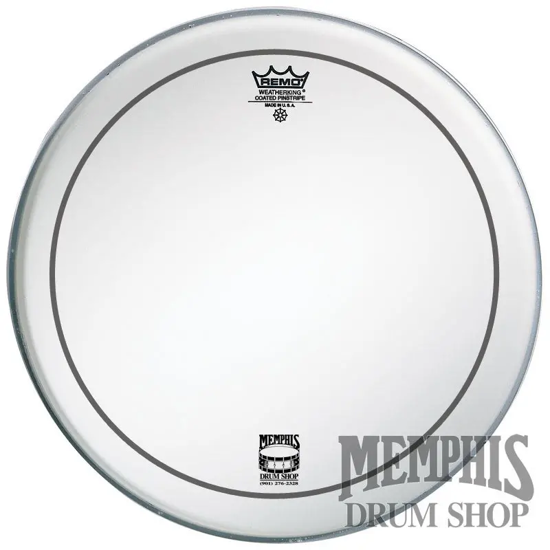 Remo Coated Pinstripe 8-Inch Drum Head – Balanced Tone With Reduced Overtones 1