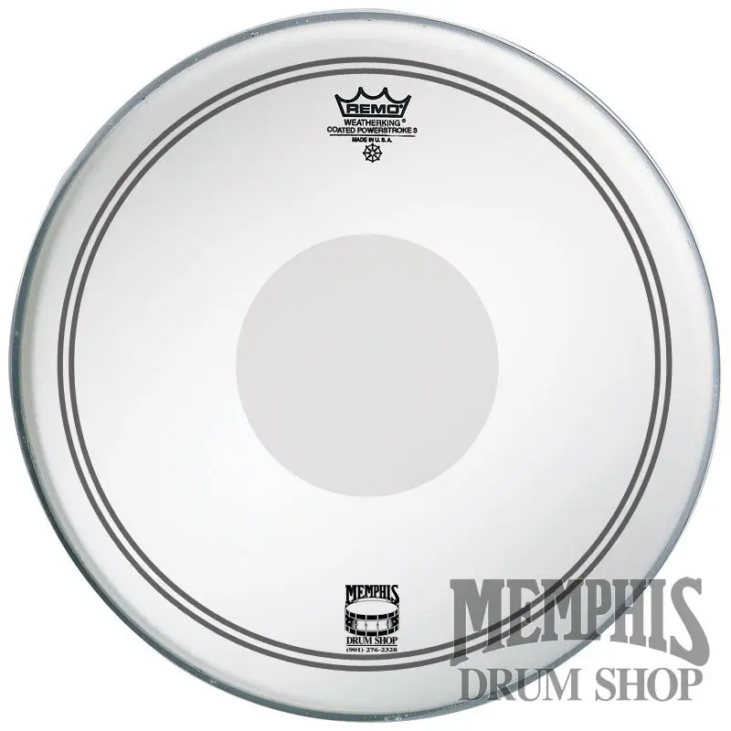 Remo Coated Powerstroke P3 13" Drum Head With Clear Dot 1