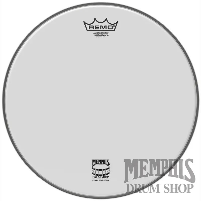 Remo Coated Smooth White Ambassador Drumhead – 8" 1