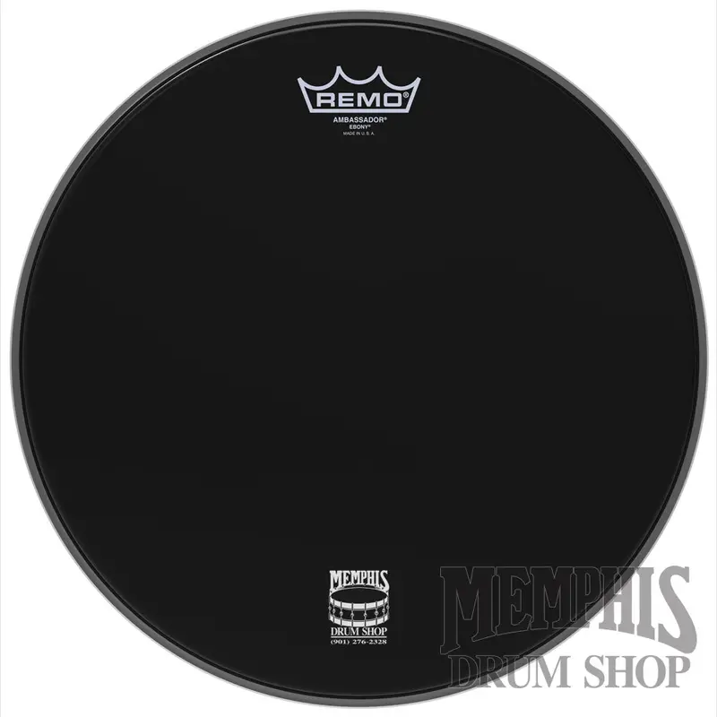 Remo Ebony Ambassador Bass Drumhead – 22 Inch 1