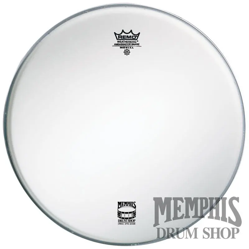 Remo Hazy Ambassador 15" Snare Side Drum Head 1