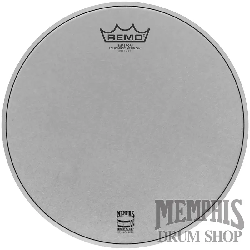 Remo Renaissance Emperor 8-Inch Marching Multi-Tenor Drum Head – Crimplock Design 1