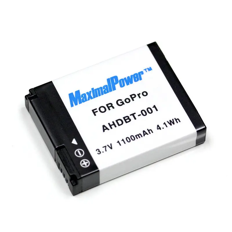 Replacement Batteries For Gopro Hd Hero And Hero2 (Models Ahdbt-001, Ahdbt-002) 1