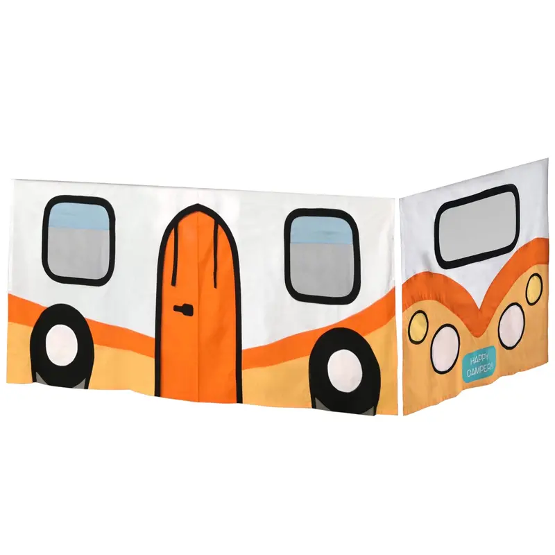 Retro Camper Van Window Curtains 1