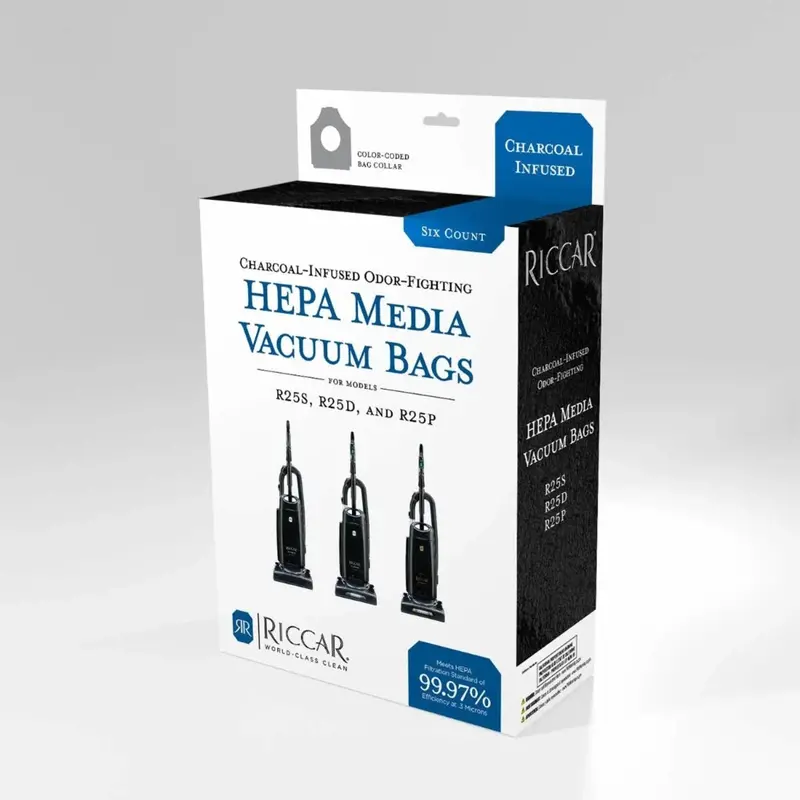 Riccar R25 High-Efficiency Hepa Vacuum Bags – 6-Pack 1