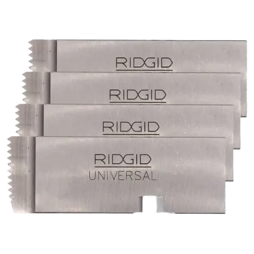 Ridgid 1–2 Inch Npt High-Speed Universal Pipe Dies – Right-Hand, 4-Pack 1