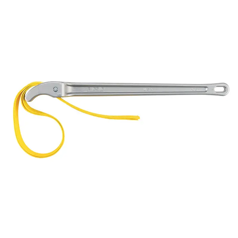 Ridgid 31370 Aluminum Strap Wrench – 18-Inch With 17-Inch X 1-3/4-Inch Nylon Strap For Plastic Pipes 1