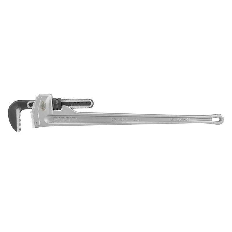 Ridgid 48-Inch Aluminum Straight Pipe Wrench For Large-Diameter Tubing 1