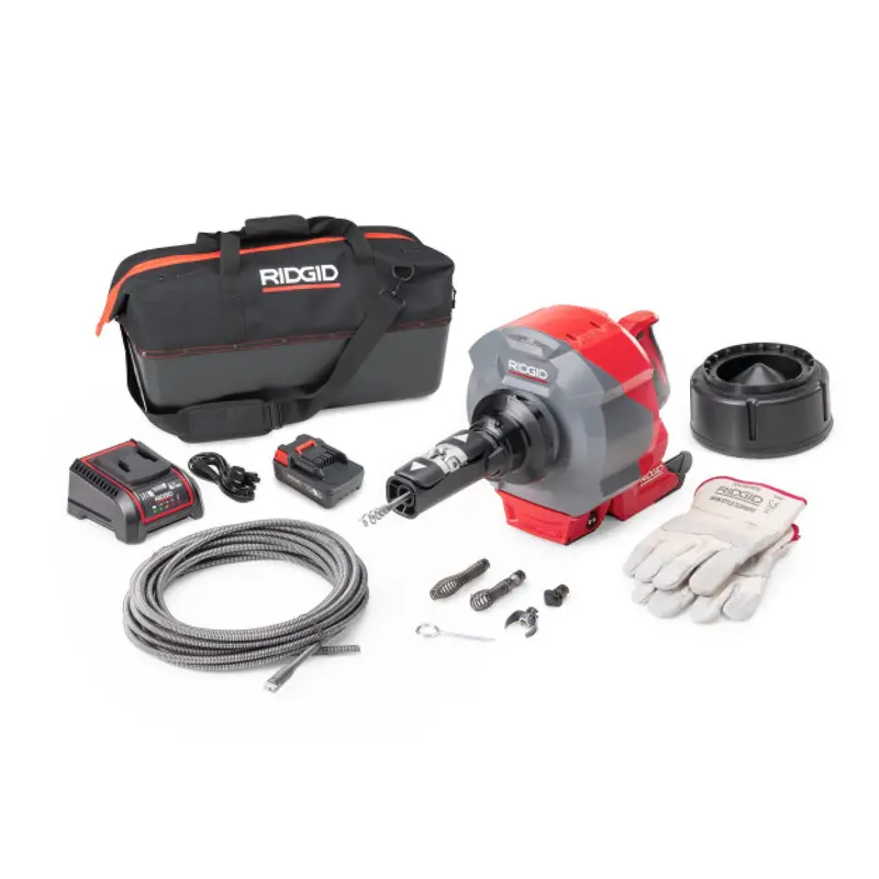 Ridgid 78058 Cordless Sinksnake Deluxe Drain Cleaning Kit 1