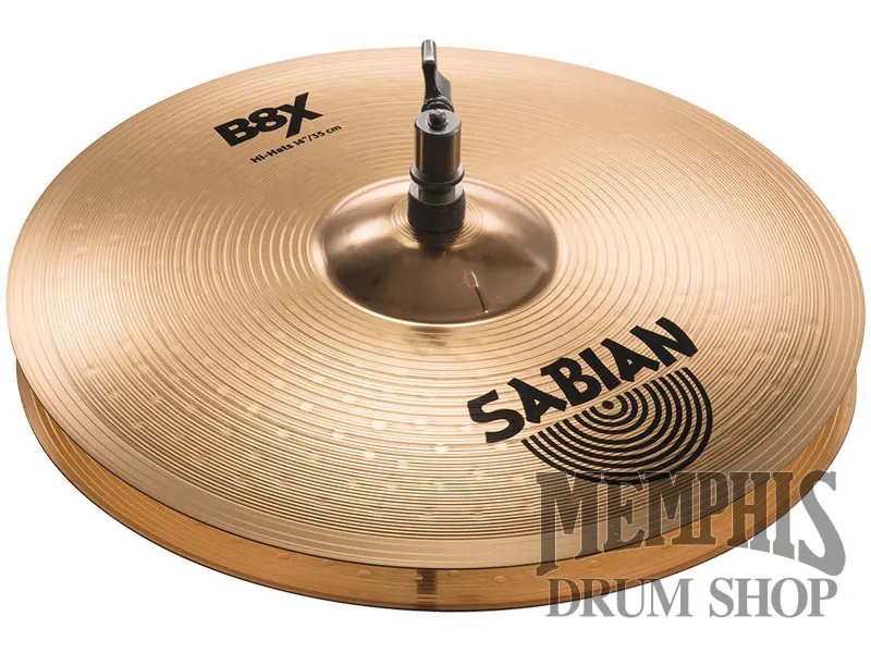 Sabian 14-Inch B8X Rock Hi-Hats – Durable, Punchy Budget-Friendly Pair 1