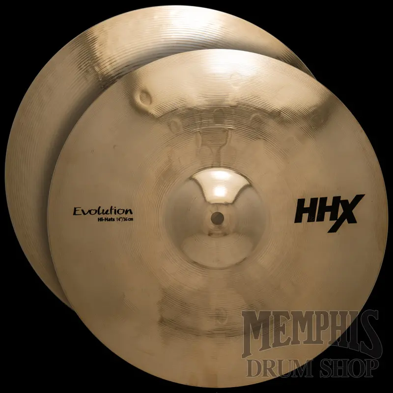 Sabian Hhx Evolution 14-Inch Hi-Hats – Gritty, Modern Texture & Quick Decay 1