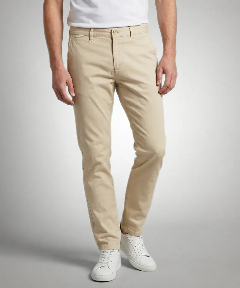 Sand Garment-Dyed Modern-Fit Chino Pants 1