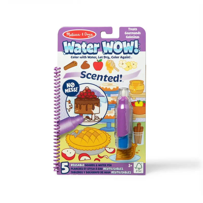 Scented Water Wow! Treats-Themed Water-Reveal Coloring Pad 1