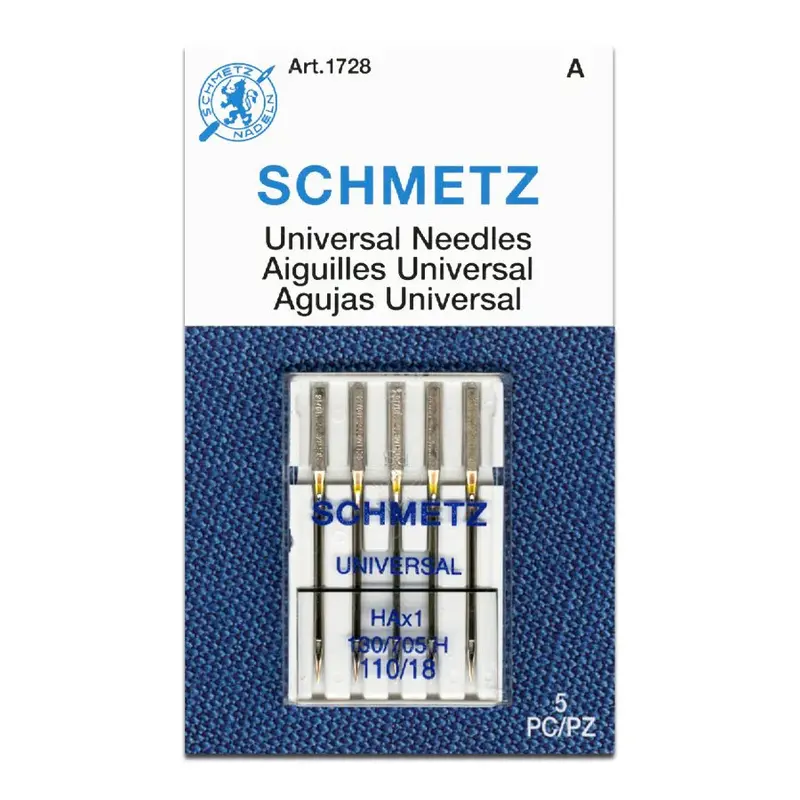Schmetz 110/18 Universal Sewing Needles – Pack Of 5 1