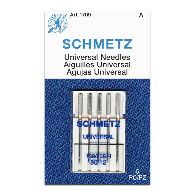 Schmetz 80/12 Universal Sewing Machine Needles – 5-Pack 1