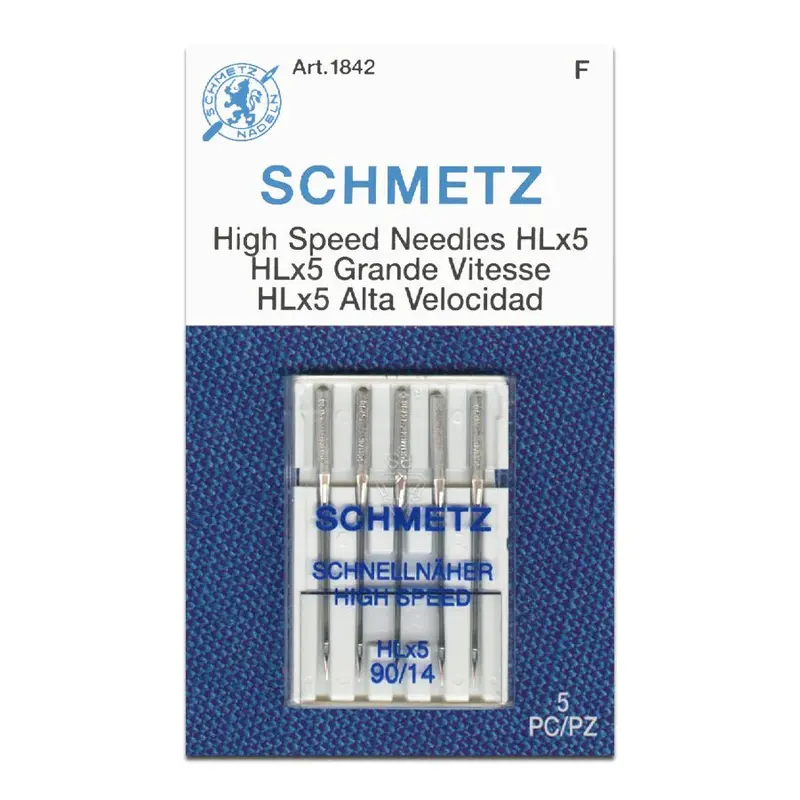 Schmetz 90/14 High-Speed Quilting Needles – Pack Of 5 1
