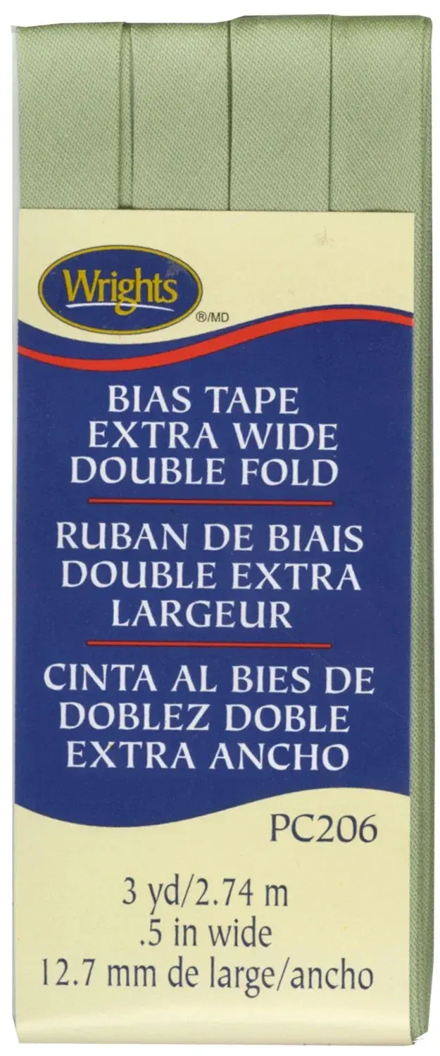 Sea Green 1/2-Inch Double-Fold Bias Binding 1
