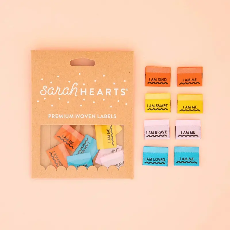 Sewing Affirmation Labels Multipack – Inspirational Woven Tags 1