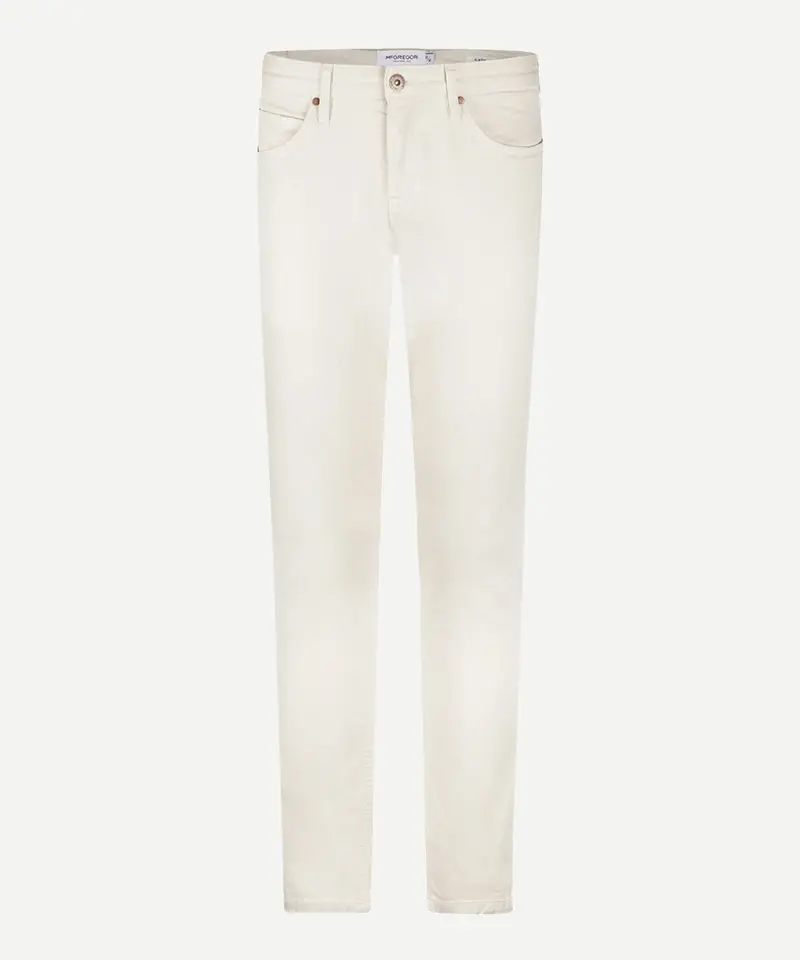 Slim-Fit Five-Pocket Trousers In Kit Grey 1