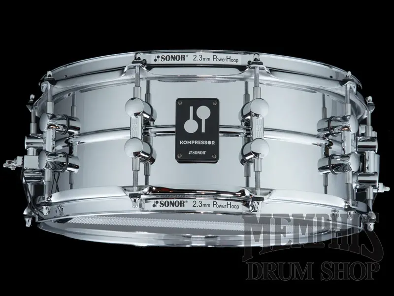 Sonor Kompressor Chrome Steel Snare Drum – 14" X 5.75" 1