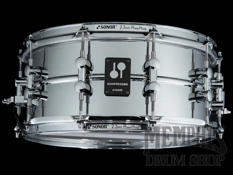 Sonor Kompressor Chrome Steel Snare Drum – 14" × 6.5", Focused, Punchy Tone 1